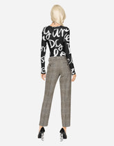 Low-rise glen plaid pants - | Dolce & Gabbana