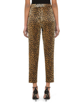Ocelot-print satin pajama pants - | Dolce & Gabbana