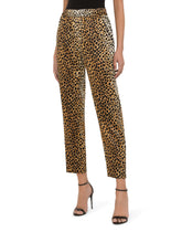 Ocelot-print satin pajama pants - | Dolce & Gabbana