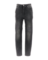 Audrey-fit jeans in stretch denim - | Dolce & Gabbana