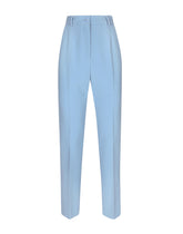 Tailored wool crêpe pants - | Dolce & Gabbana