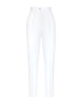 Tailored gabardine pants - | Dolce & Gabbana
