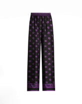 DG logo all-over print silk vanity pants - | Dolce & Gabbana