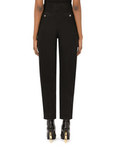 Carrot-leg jeans with darts - | Dolce & Gabbana