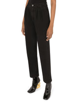 Carrot-leg jeans with darts - | Dolce & Gabbana