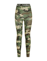 Camouflage-print jersey leggings - | Dolce & Gabbana