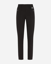 Full Milano pants with DG logo print - | Dolce & Gabbana