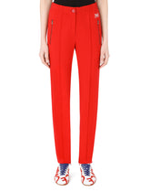 Full Milano pants with DG logo print - | Dolce & Gabbana