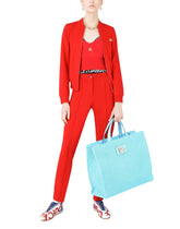 Full Milano pants with DG logo print - | Dolce & Gabbana