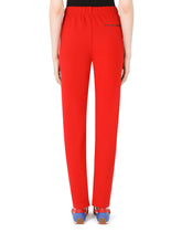 Full Milano pants with DG logo print - | Dolce & Gabbana