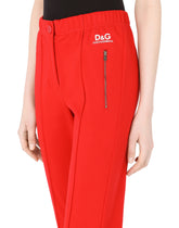 Full Milano pants with DG logo print - | Dolce & Gabbana