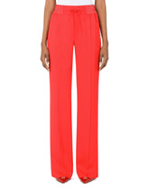 Twill palazzo pants - | Dolce & Gabbana