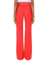 Twill palazzo pants - | Dolce & Gabbana