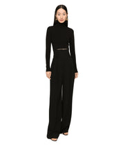 Cady fabric high-waisted flared pants - | Dolce & Gabbana