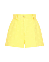 Jacquard shorts with all-over DG logo - | Dolce & Gabbana