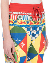 Carretto-print jersey jogging pants - | Dolce & Gabbana