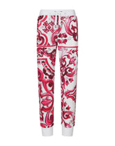 Majolica-print jersey jogging pants - | Dolce & Gabbana
