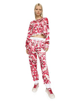 Majolica-print jersey jogging pants - | Dolce & Gabbana