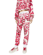 Majolica-print jersey jogging pants - | Dolce & Gabbana
