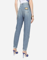 Jeans with small rips - | Dolce & Gabbana
