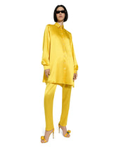 Silk crepe pants with elasticated waistband - | Dolce & Gabbana
