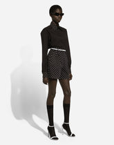 Polka-dot cotton shorts - | Dolce & Gabbana