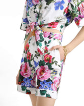 Floral-print cotton shorts - | Dolce & Gabbana