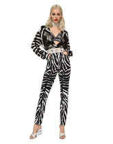 Zebra-print drill pants - | Dolce & Gabbana