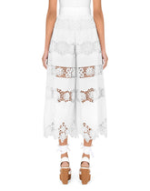 Culottes with openwork embroidery - | Dolce & Gabbana