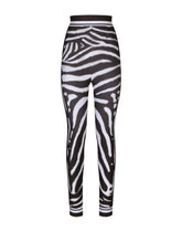 Zebra-print jersey leggings - | Dolce & Gabbana
