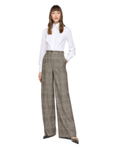 Flared glen plaid pants - | Dolce & Gabbana