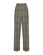 Flared glen plaid pants - | Dolce & Gabbana