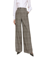 Flared glen plaid pants - | Dolce & Gabbana