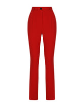 Woolen pants with slits - | Dolce & Gabbana