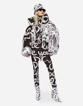 Jersey leggings with DG Love Yourself print - | Dolce & Gabbana