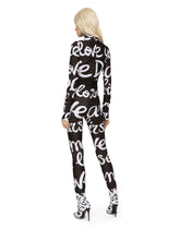 Jersey leggings with DG Love Yourself print - | Dolce & Gabbana