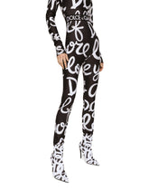 Jersey leggings with DG Love Yourself print - | Dolce & Gabbana