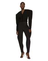 Double wool crepe pants with shorts - | Dolce & Gabbana