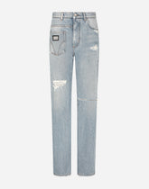 Patchwork denim jeans - | Dolce & Gabbana