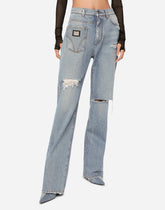 Patchwork denim jeans - | Dolce & Gabbana