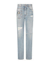 Patchwork denim jeans - | Dolce & Gabbana