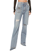 Patchwork denim jeans - | Dolce & Gabbana