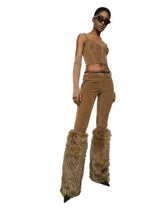 Corduroy bell-bottom pants - | Dolce & Gabbana