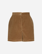 Corduroy shorts - | Dolce & Gabbana