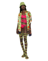 Crochet bucket hat with DG logo - | Dolce & Gabbana