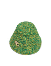 Crochet bucket hat with DG logo - | Dolce & Gabbana