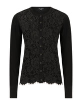 Wool and lace cardigan - | Dolce & Gabbana