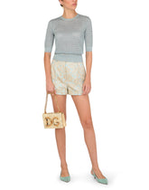 Lurex lace-stitch sweater - | Dolce & Gabbana