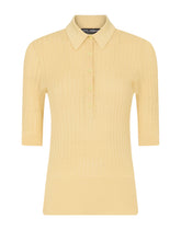 Silk lace-stitch polo shirt - | Dolce & Gabbana