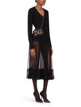 CROPPED CASHMERE WRAP CARDIGAN - | Dolce & Gabbana